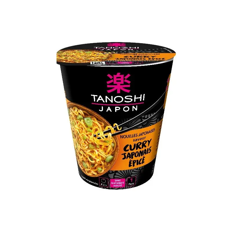 Tanoshi Nouilles curry 65g