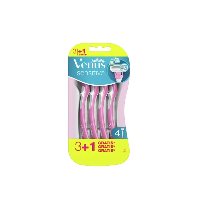 Venus Sensitive Disposable Razors x4
