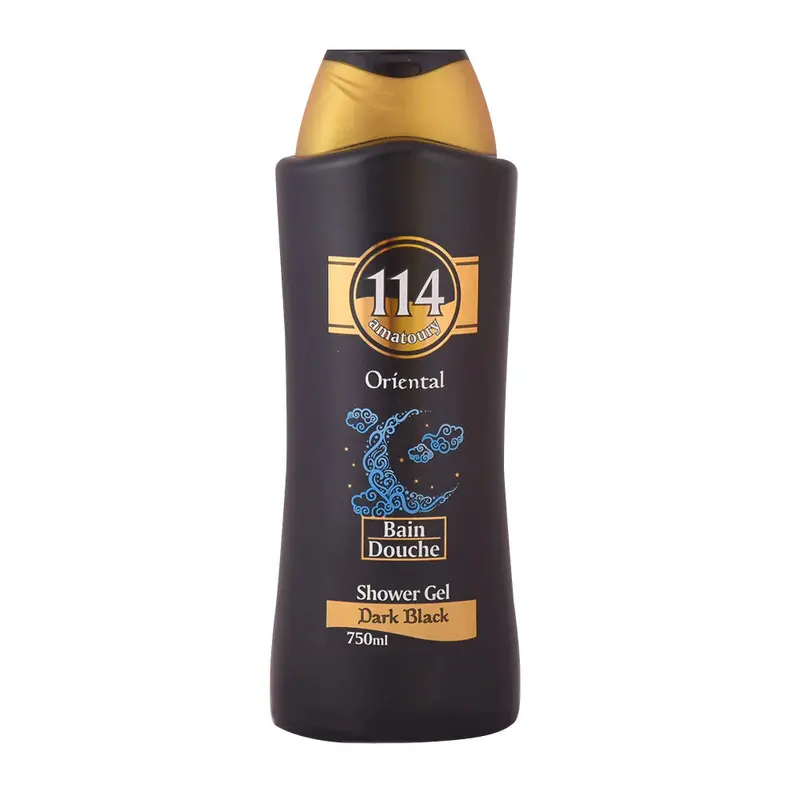 SHOWER GEL ORIENTAL DARK BLACK 750