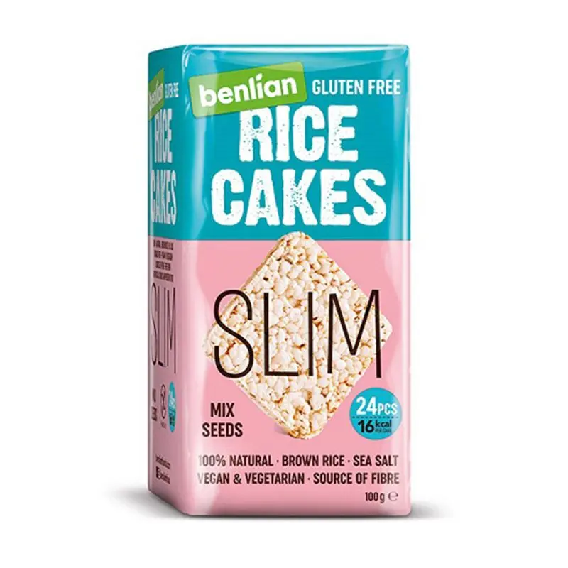 Slim Rice Cakes Mix Seeds 100g