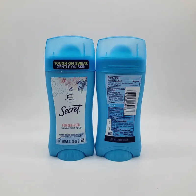 Solid Antiperspirant and Deodorant  Powder Fresh