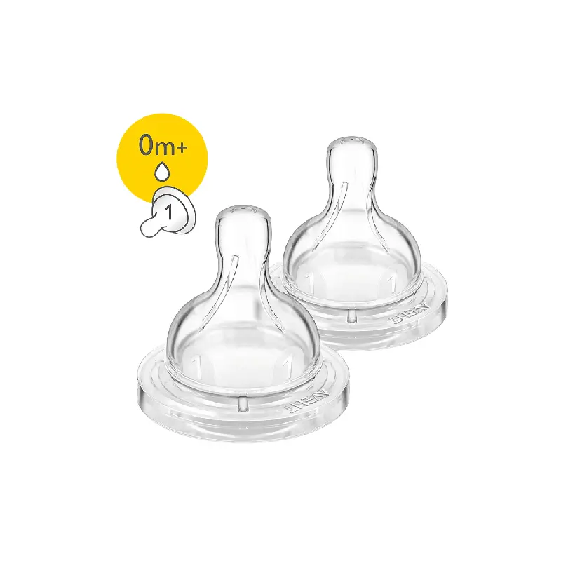 Pacifier Natural for newborn with 1 hole 0m+ x 2