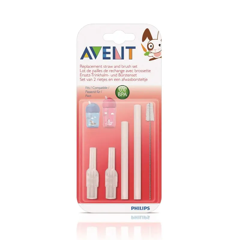 Replacement straw With brush- Set Of 2