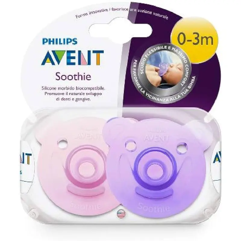 Soother Girl 0-3M x2