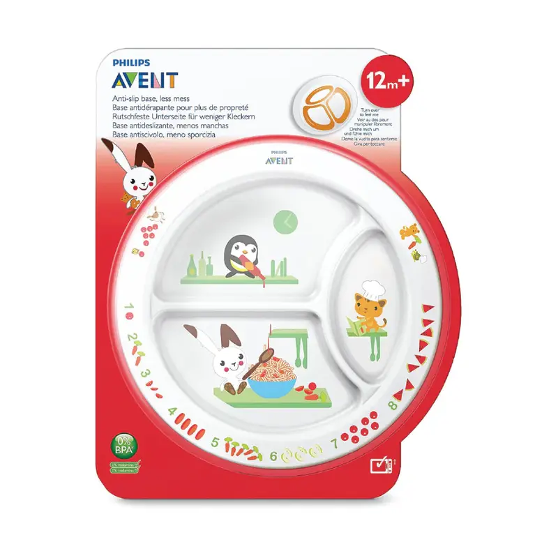 Toddler divider plate