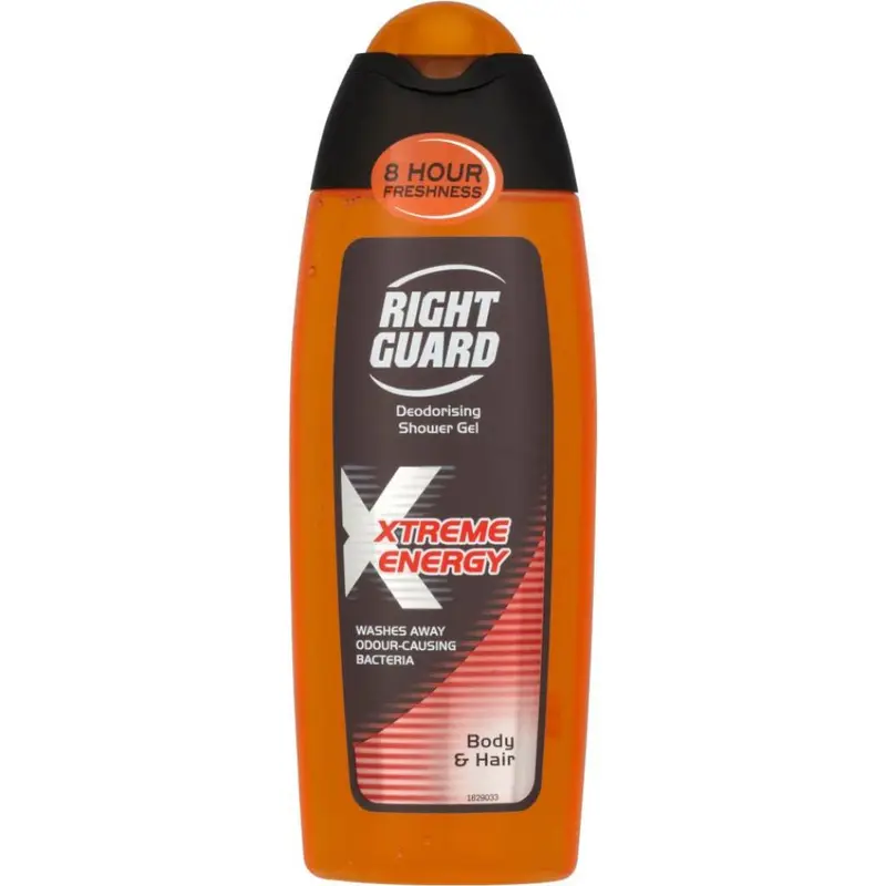 Xtreme Energy Deodorising Shower Gel 250ml Right Guard Xtreme Energy Deodorising Shower Gel 250ml