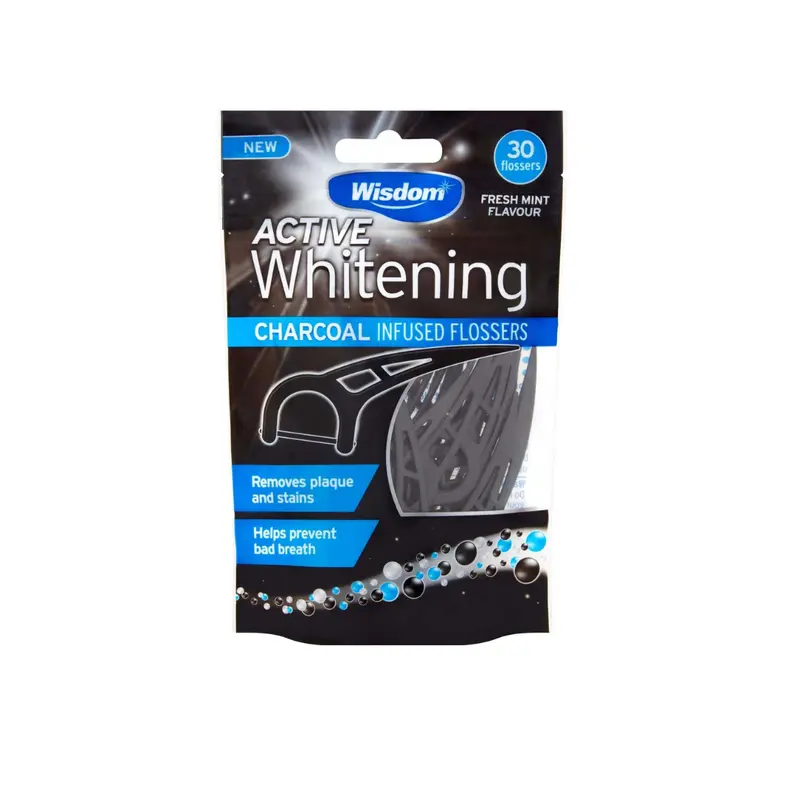 Active Whitening Charcoal Flossers