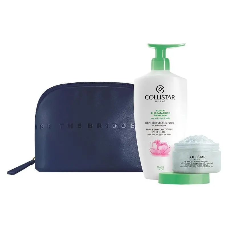 Cofanetto Fluido Idratazione Profonda 400ml + Talasso-Scrub 150 G + Travel-Bag