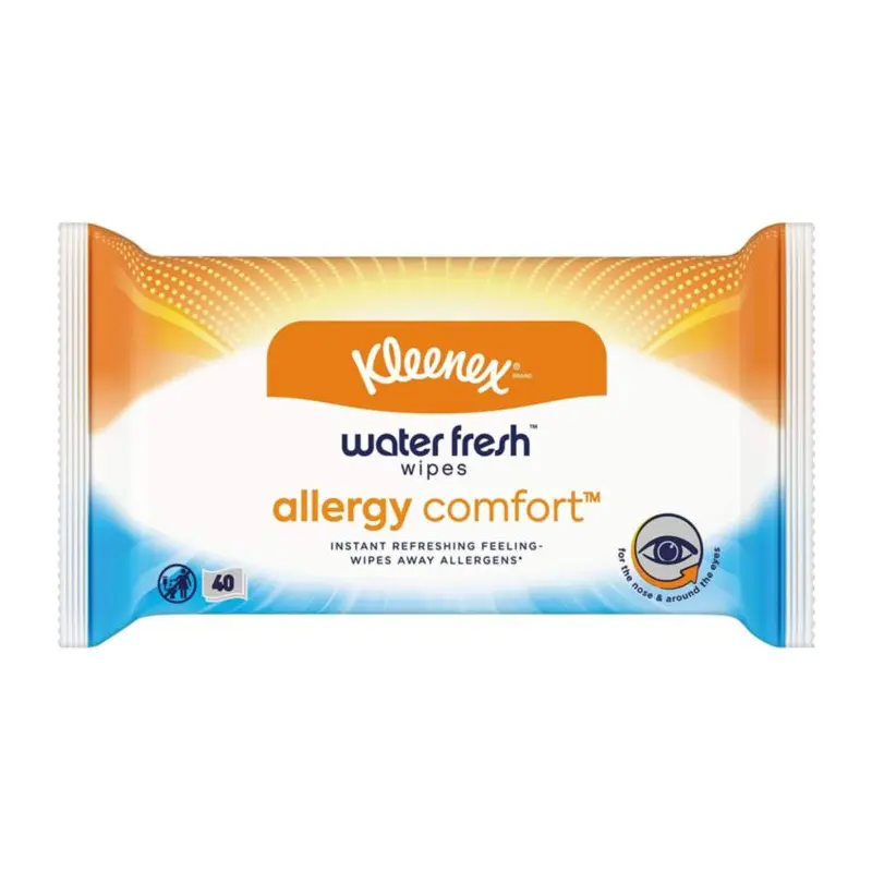 Waterfresh Allergy Comfort Wipes - 40 Wipe Pack