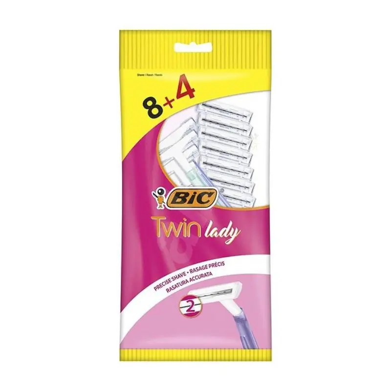 Twin Lady Sensitive Razors For Woman / 12 pieces