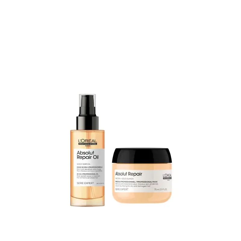 Absolut Repair Oil and Travel Size Mask Copack