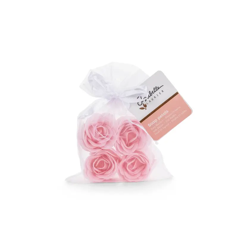 4 Soap Confetti Roses In Organza Bag Soap Petals