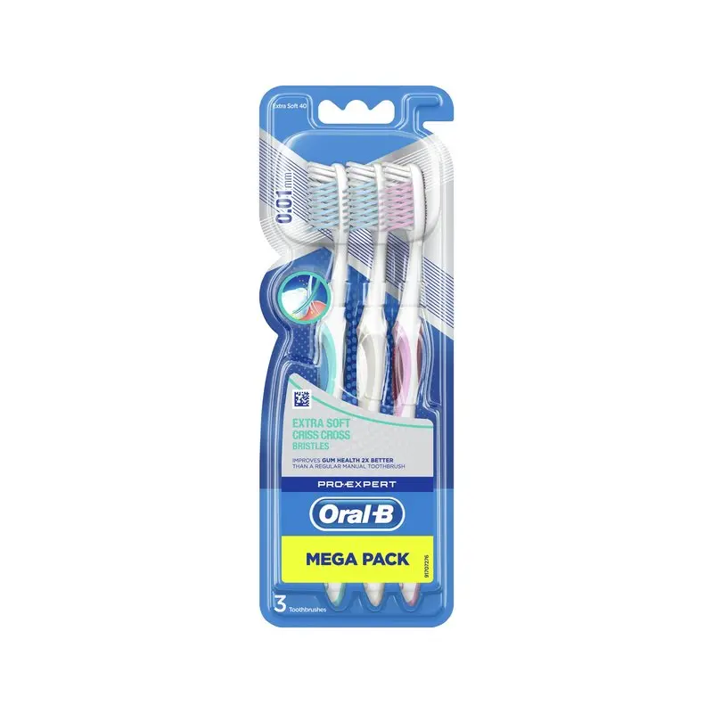 All Round Extra Soft Criss Cross, 3 per Pack