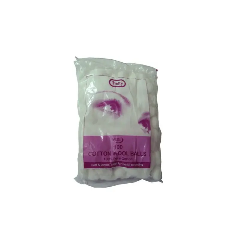 White Cotton Wool Balls 100 Pcs