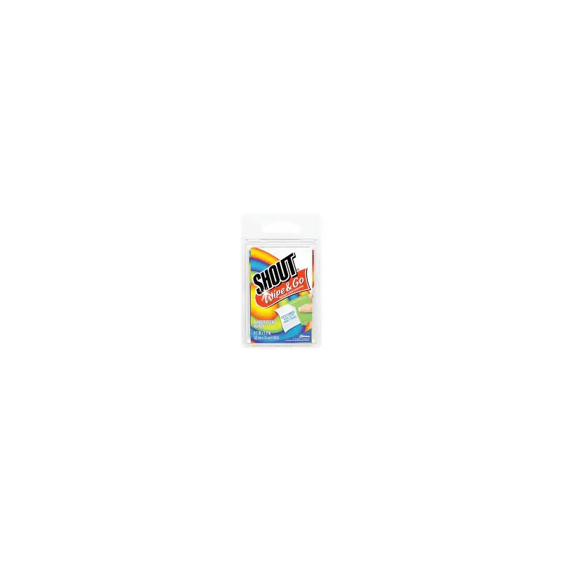 Shout Wipes Travel Pak 4Ct