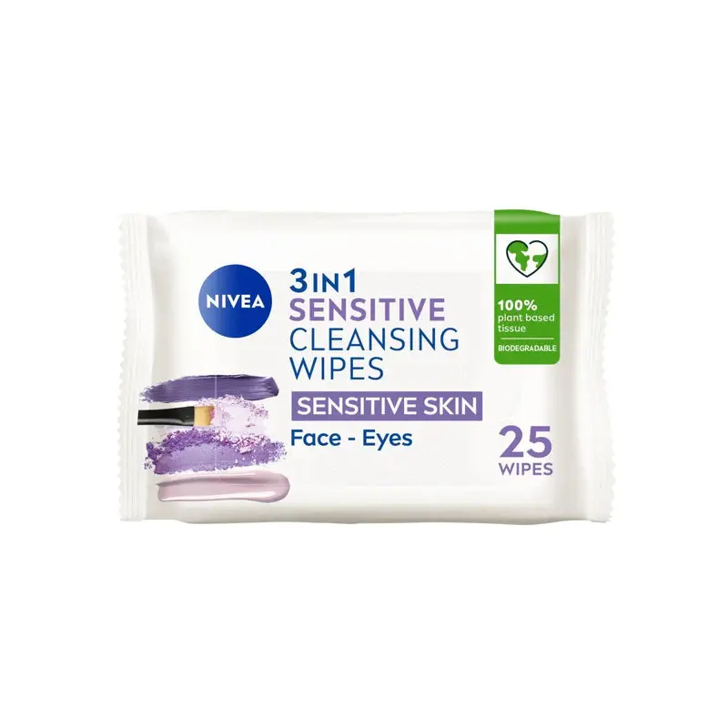3 In 1 Sensitive Cleansing Skin Wipes