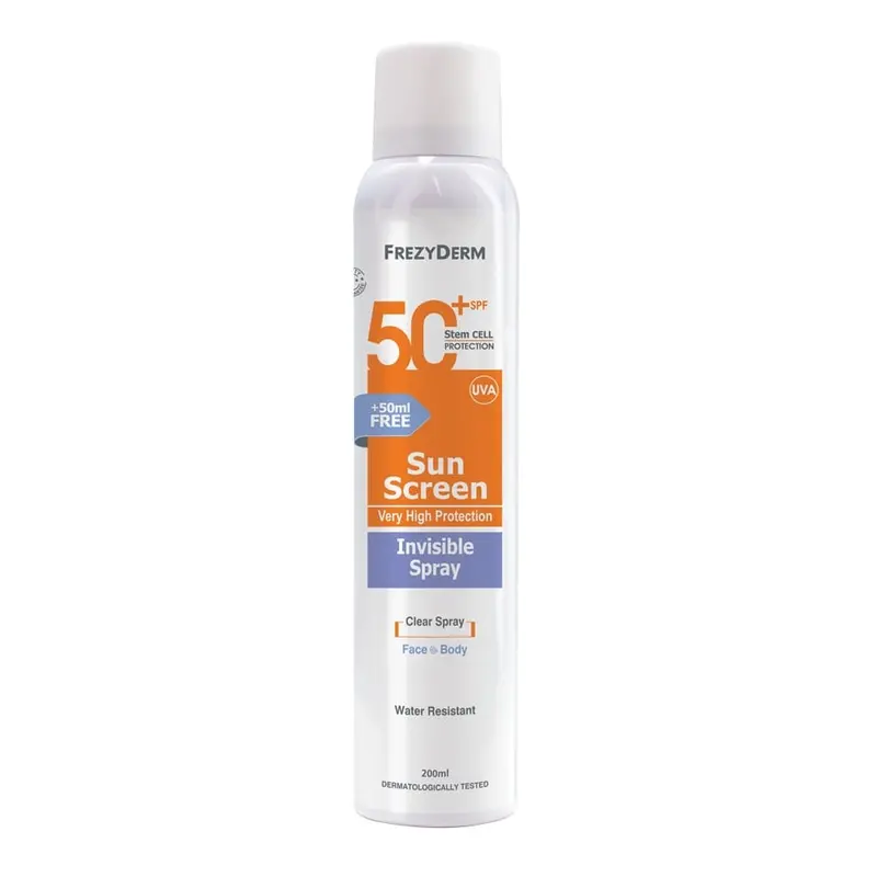Sun Screen Invisible Spray SPF50+ Face & Body