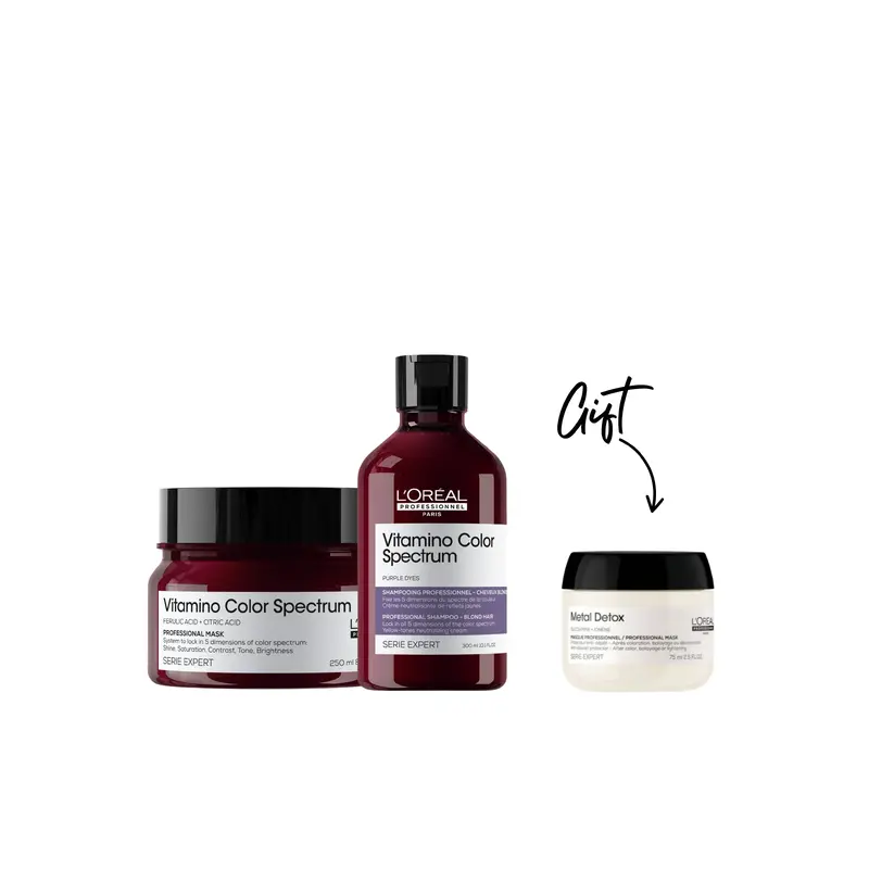 Vitamino Color Spectrum Mask + Vitamino Color Spectrum Shampoo + Gift
