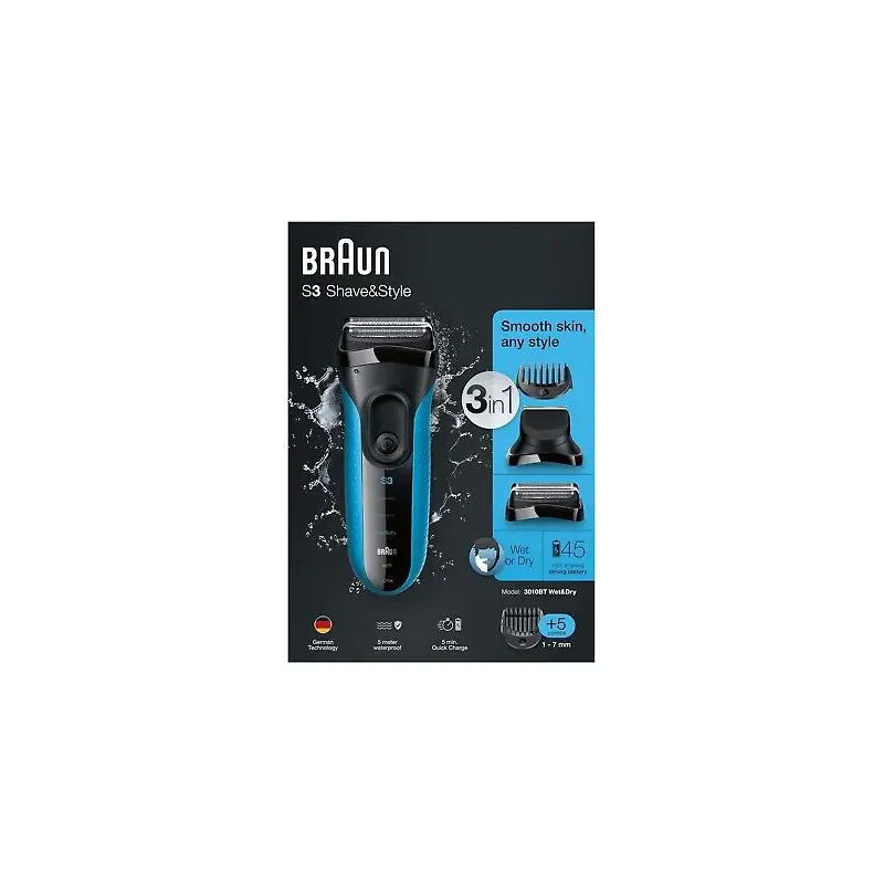 Series 3 Shave and Style 3 in 1 Electric Wet & Dry 310BT