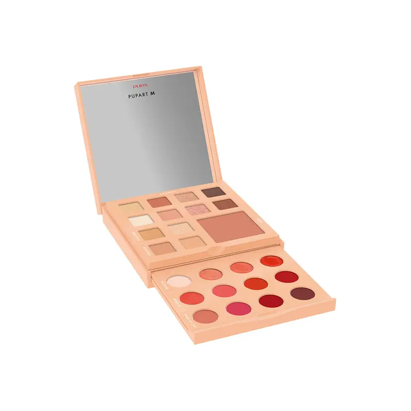 Pupart M  Make-Up Palette Gold With Glittery Colors