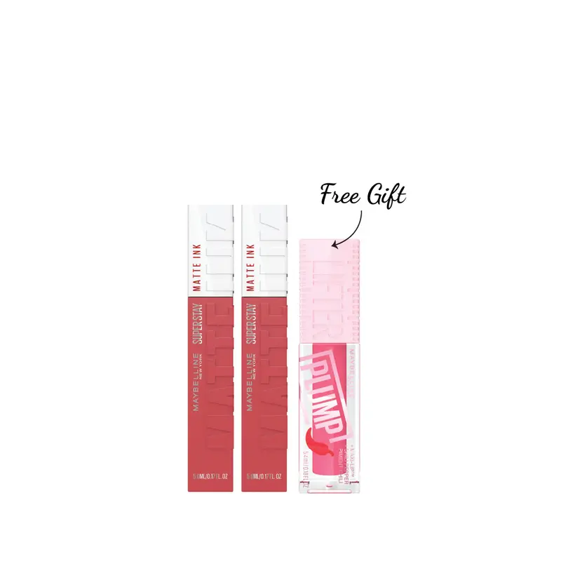 2 * Super Stay Matte Ink Liquid Lipstick + Lifter Plump Gift