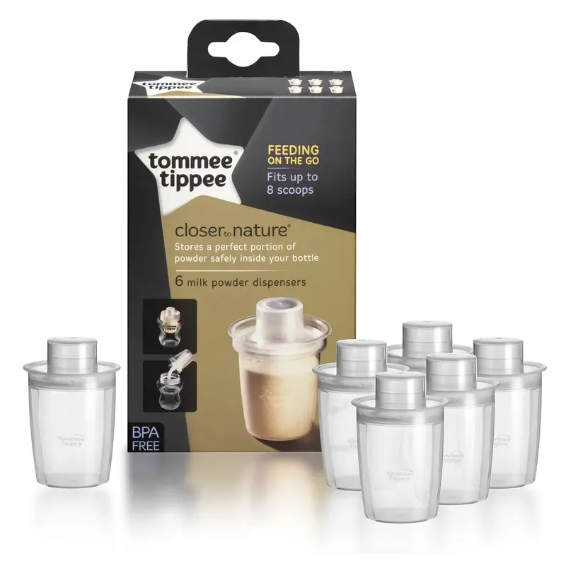 6-Pack - Tommee Tippee Closer to Nature Milk Powder Dispenser