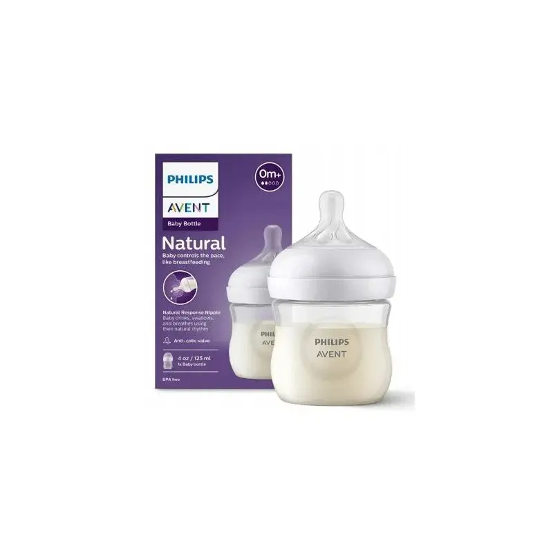 Avent Natural Bottle Response (0M+) 125ml - 1 Pack