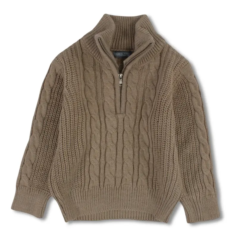 Boys Wool Pullover  Beige
