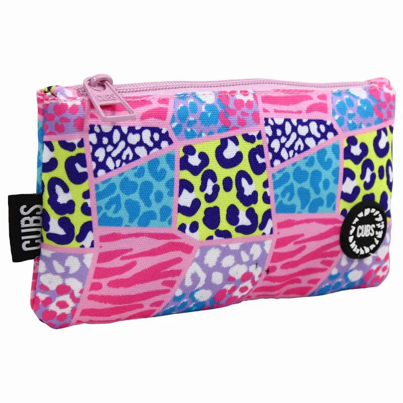 Cubs Large Leopard Patches Big & Basic Pencil Case