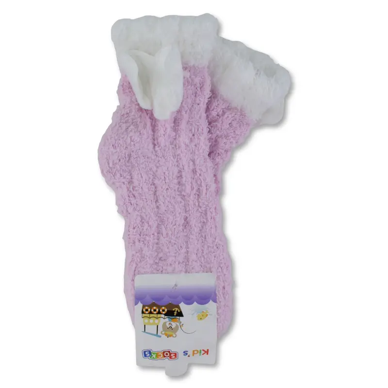 Girls Socks  Purple with Wings Design
