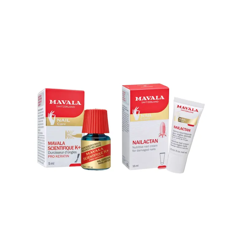 Scientifique K+ nail hardener + Nailactan Nourishing Cream
