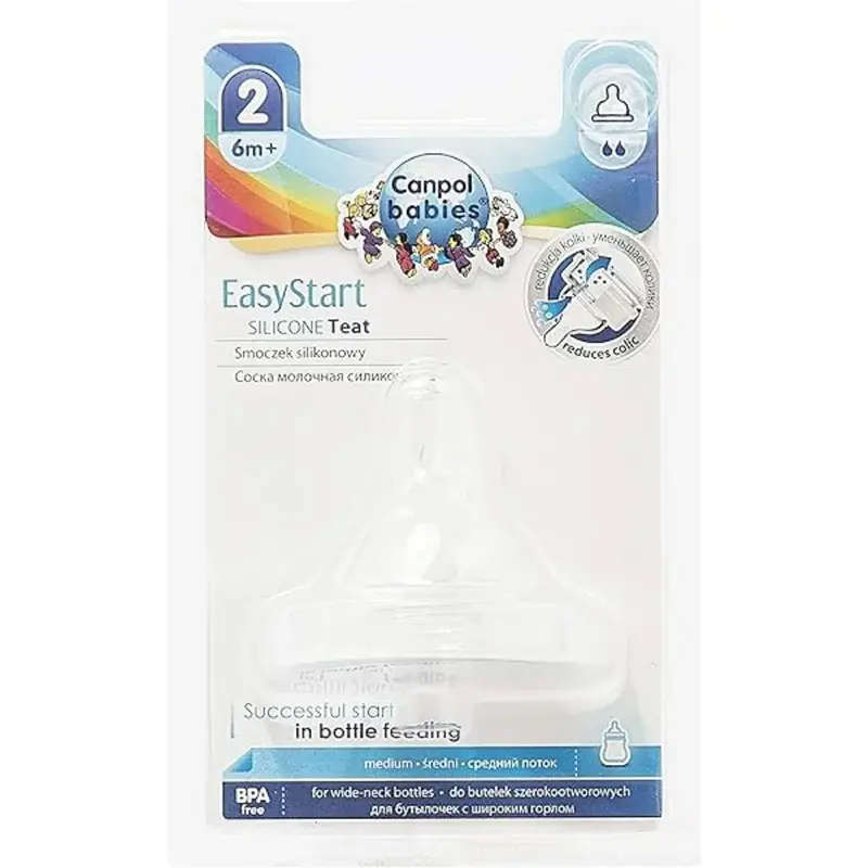 Canpol Babies Silicone Standard Teat (6m+)  Medium Flow