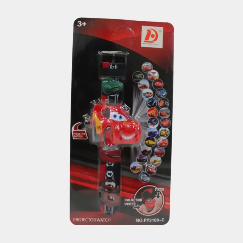 Hot Wheels Projection Watch  Colorful Strap