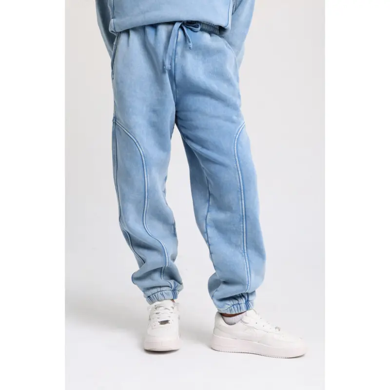 Unisex Cotton Sweat Pants  Baby Blue