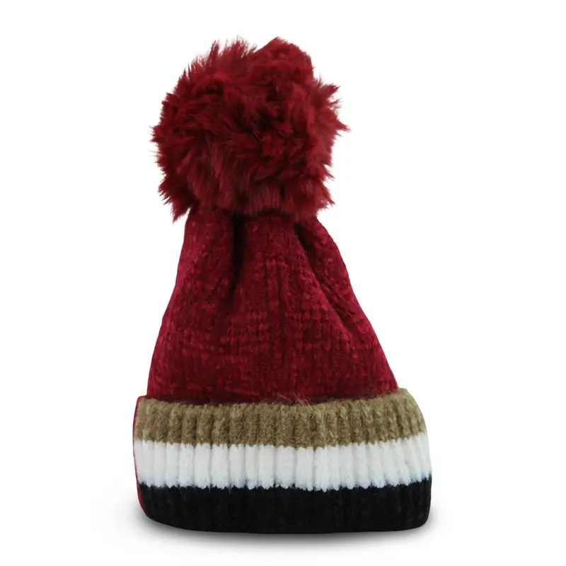Unisex Knit Ice Cap  Dark Red