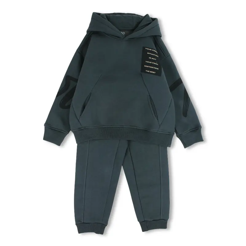 Boys Cotton 2-Piece Outfit Set  Hoodie Design
