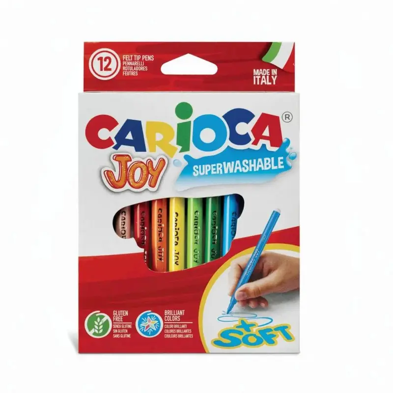 Carioca Joy Super Washable Pen  12 Colors