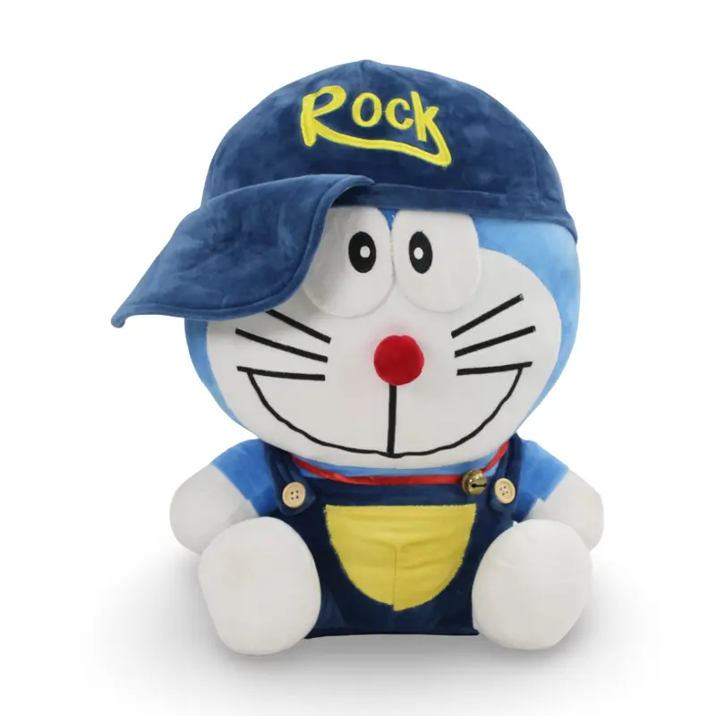 Doraemon Plush Toy   Rock Cap Design