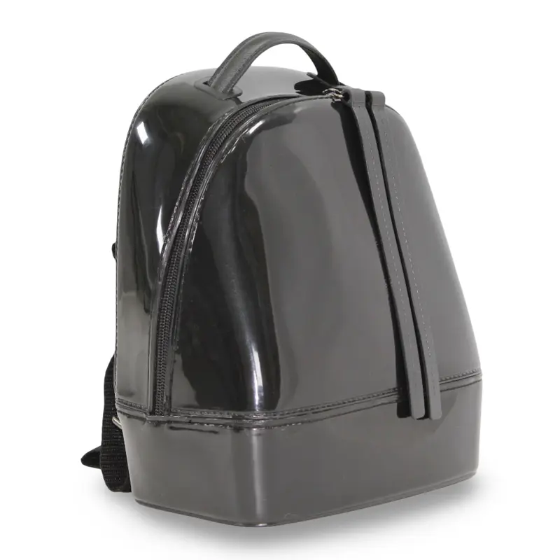 Girls Backpack  Shiny Black