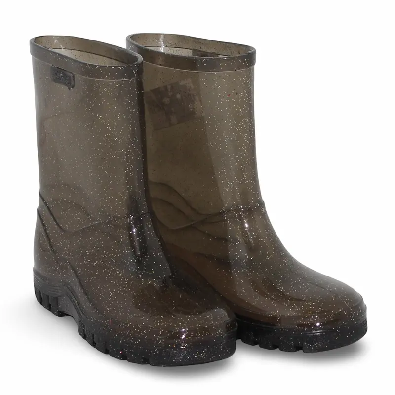 Girls Rubber Rain Boots  Dark Grey