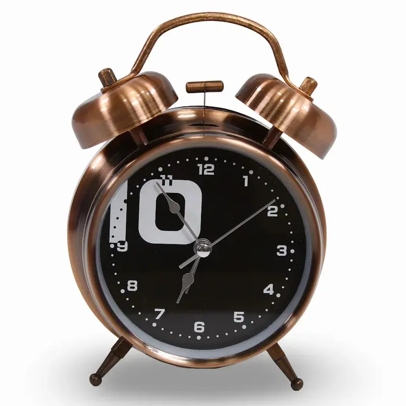 Metal Alarm Clock  Copper