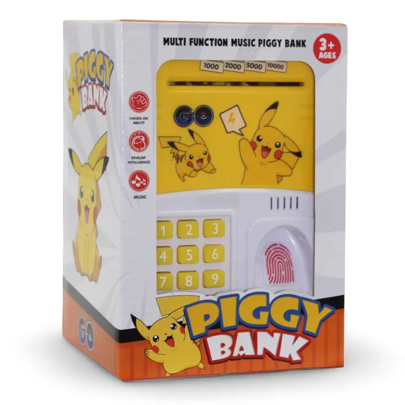 Multifunction Music Money Safe  pokemon Design