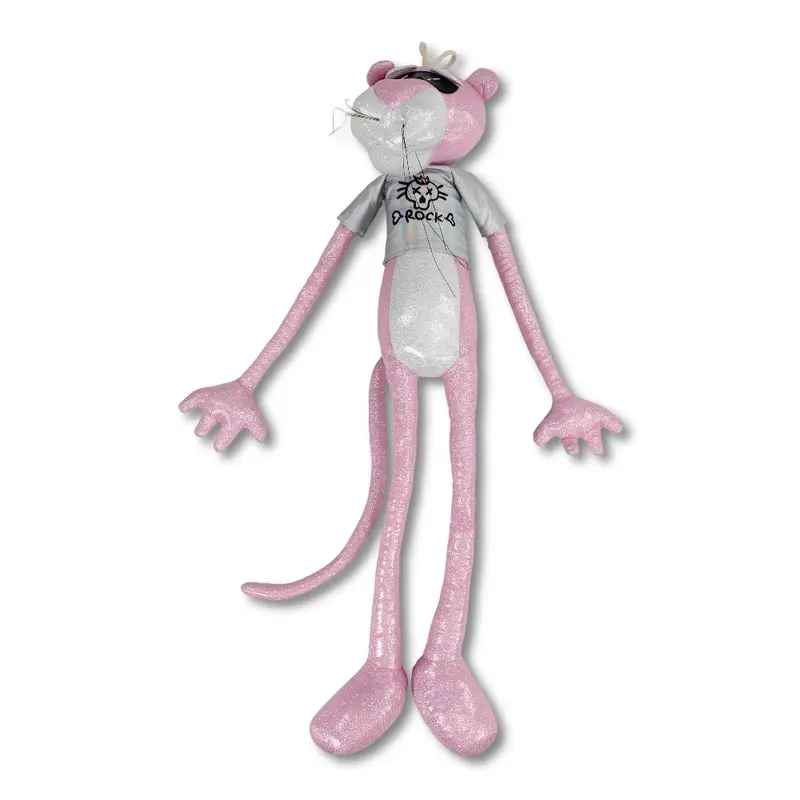 Pink Panther Plush Toy  Rock T-Shirt Design