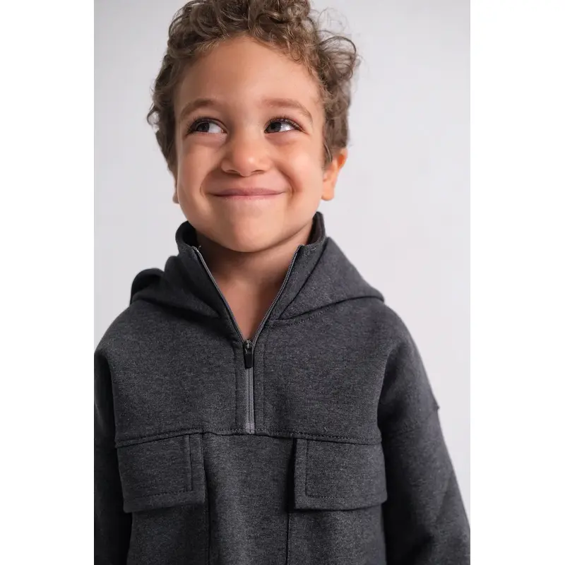 Unisex Dark Grey 2-Piece Outfit Set