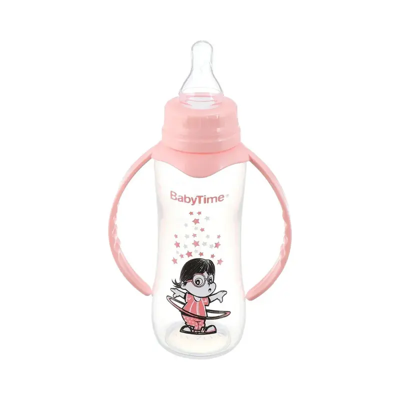 Baby Time Feeding Bottle With Handles - 250ml