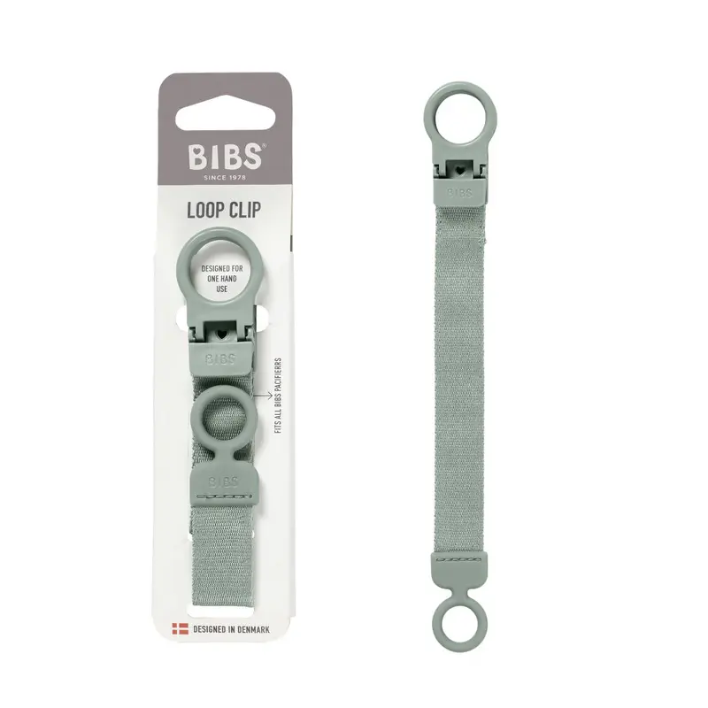BIBS Pacifier Clip Loop - Sage