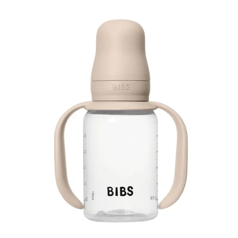 BIBS Silicone Spout Baby Sippy Bottle Pack of 1  150 ml Blush