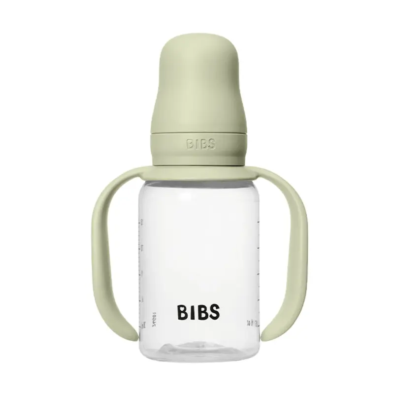 BIBS Silicone Spout Baby Sippy Bottle Pack of 1  150 ml Sage