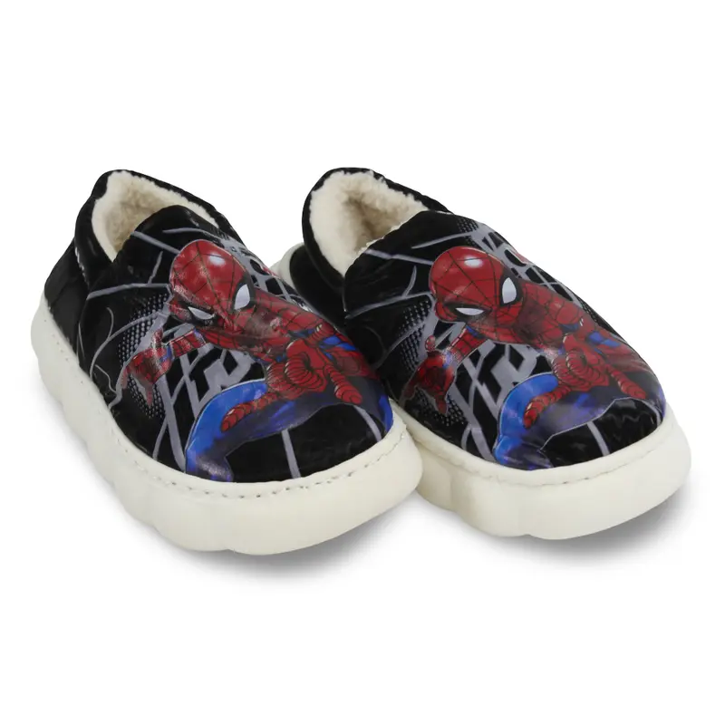 Boys Fur Slippers  Spider-Man