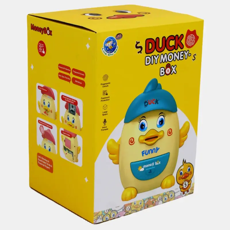 Duck DIY Money Box - Blue